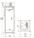 Холодильный шкаф Полаир CM107-S (ШХ-0.7) (Polair)