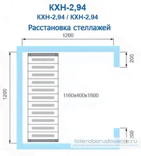 Камера холодильная 80мм POLAIR кхн-2,94 1360х1360х2200 стандартная