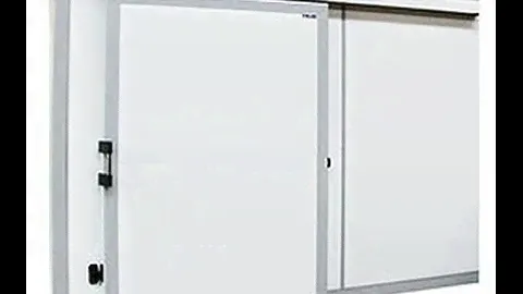 Монтаж откатной двери для холодильной камеры POLAIR
