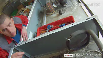 Замена компрессора шкаф Polair