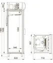 Шкаф холодильный POLAIR DM105-S (R290)